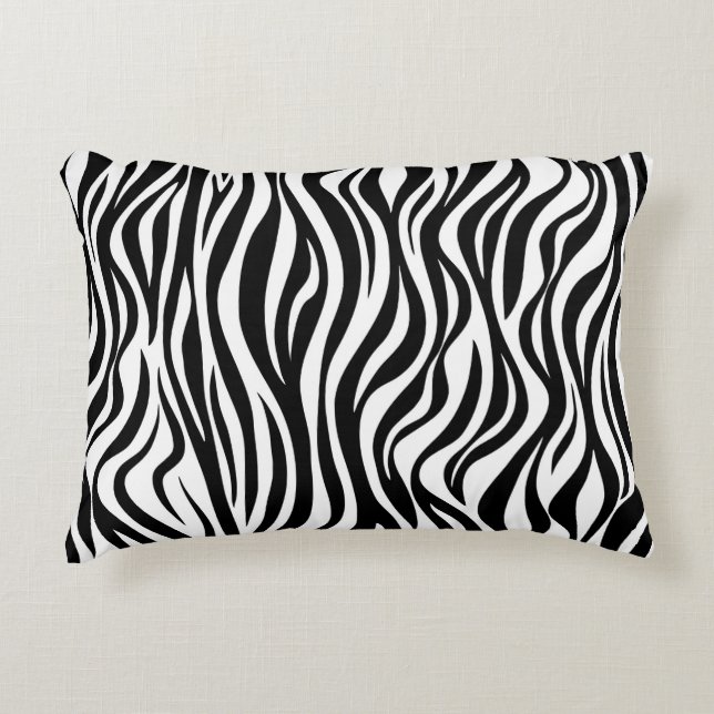 Kussen met zebraprint (Voorkant)