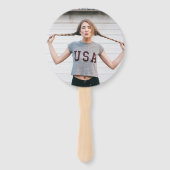 Kussen Mijn "20s" Afscheid gepersonaliseerd Handwaaier (Voorkant)