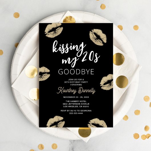 Kussen mijn 20s Vaarwel 30ste verjaardag Kaart