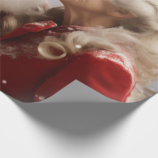 Kussen Mr en Mrs Sinterklaas Cadeaupapier (Hoek)