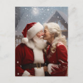 Kussen Mr en Mrs Sinterklaas Feestdagenkaart (Voorkant)