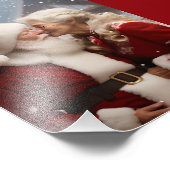 Kussen Mr en Mrs Sinterklaas Foto Afdruk (Hoek)