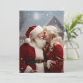 Kussen Mr en Mrs Sinterklaas Kaart (Staand voorkant)