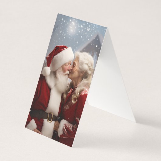 Kussen Mr en Mrs Sinterklaas Kaart (Voorkant)