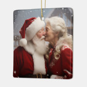 Kussen Mr en Mrs Sinterklaas Keramisch Ornament (Links)