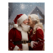 Kussen Mr en Mrs Sinterklaas Perfect Poster (Voorkant)