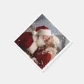 Kussen Mr en Mrs Sinterklaas Servet (Hoek)