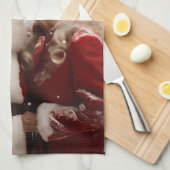 Kussen Mr en Mrs Sinterklaas Theedoek (Quarter Fold)