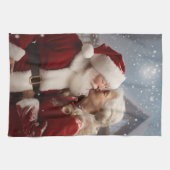 Kussen Mr en Mrs Sinterklaas Theedoek (Horizontaal)