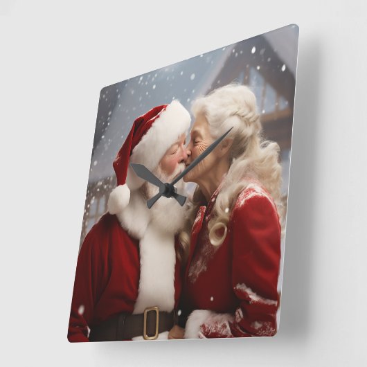 Kussen Mr en Mrs Sinterklaas Vierkante Klok (Hoek)