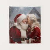 Kussen Mr en Mrs Sinterklaas Wandkleed (Voorkant)