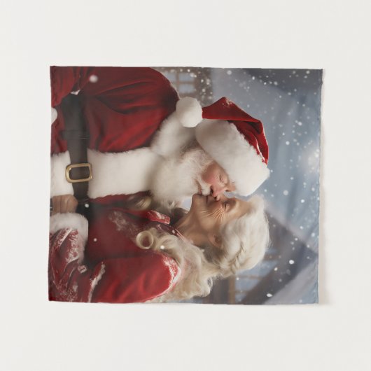 Kussen Mr en Mrs Sinterklaas Wandkleed (Voorkant (horizontaal))