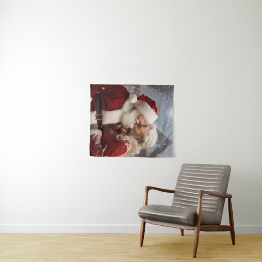 Kussen Mr en Mrs Sinterklaas Wandkleed (In Situ (horizontaal))