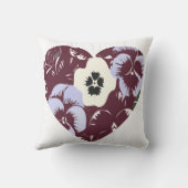 Kussen My Love-editie - Paarse Hart (Achterkant)