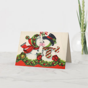 kussen paar kerst Kaart