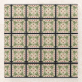 Kussen PP 20: 2 van 3 Glazen Onderzetter (Voorkant)