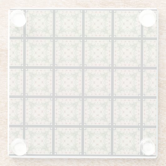 Kussen PP 20: 2 van 3 Glazen Onderzetter (Achterkant)