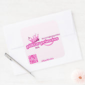 Kussen Princess Sticker | Lesbisch hoog femme (Envelop)