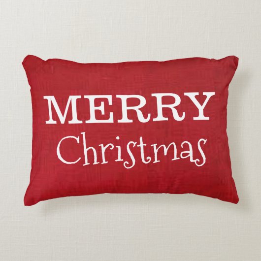 Kussen "Rood Kerstfeest" (Voorkant)