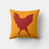 Kussen Rooster Leuke en Kleurrijke (Achterkant)