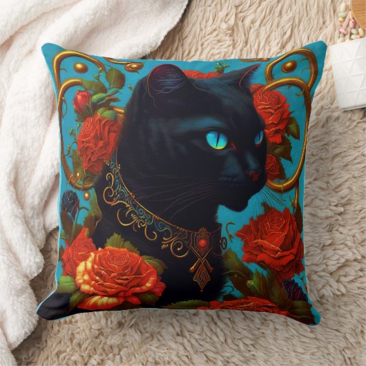 Kussen Rose De Kat (Deken)