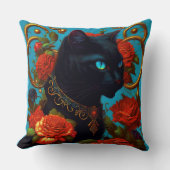 Kussen Rose De Kat (Voorkant)