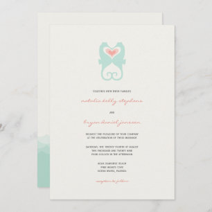 Kussen Seahorses Liefde Harten Strand Zomer Bruilo Kaart