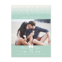 Kussen Seahorses Love Hearts Beach Save The Date