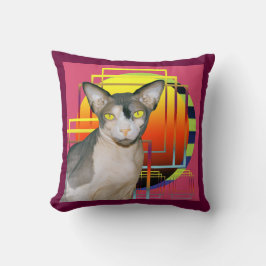 Kussen | Sphynx Sphinx Kitty Cat Pink