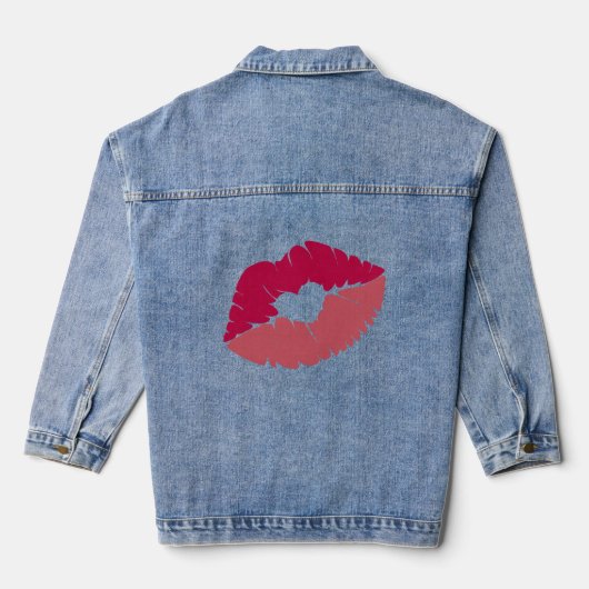 Kussen 💋 spijkerbroek, jasje 🧥 denim jacket (Achterkant)