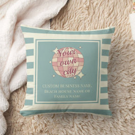 Kussen stad naam strand huis boot airbnb