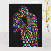 KUSSEN TROUWDAJ FELICITATIEKAARTEN KAART (Gele Bloem)