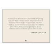 Kussen Trouwpaar in Monochroom Kaart (Achterkant)