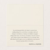 Kussen Trouwpaar in Monochroom Kaart (Binnenkant ongevouwen)