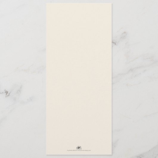 Kussen Trouwpaar in Monochroom Menu (Achterkant)