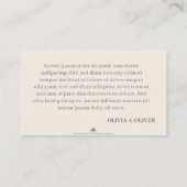 Kussen Trouwpaar in Monochroom Plaatskaartje (Achterkant)