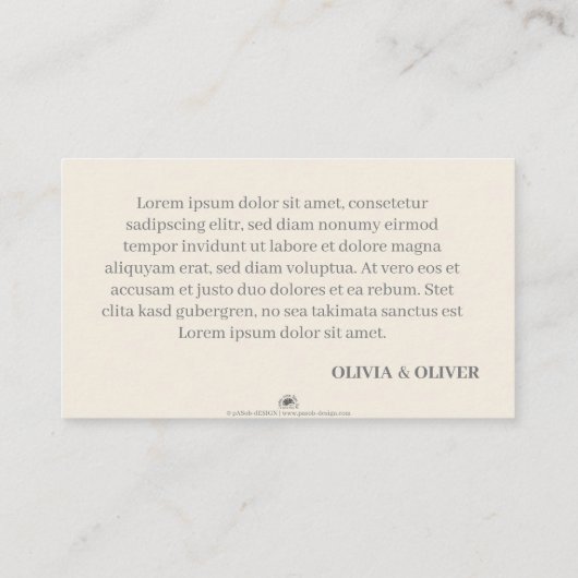 Kussen Trouwpaar in Monochroom Plaatskaartje (Achterkant)