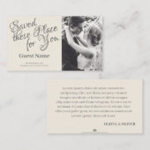 Kussen Trouwpaar in Monochroom Plaatskaartje (Voorkant / Achterkant)