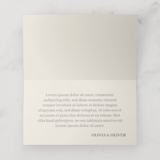 Kussen Trouwpaar in Monochroom Plaatskaartje (Binnenkant ongevouwen)