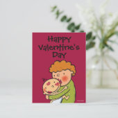 Kussen van de Lippenstift van de oma de Roze voor Feestdagenkaart (Staand voorkant)