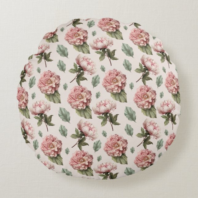 kussen vintage rozen voor bloemenliefhebber (Voorkant)