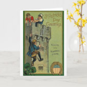 Kussen vleit St. Patrick van de Steen de Kaart van (Gele Bloem)