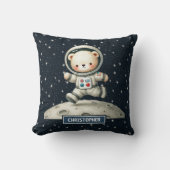 Kussen voor babyjongen met astronaut Teddy Bear (Voorkant)