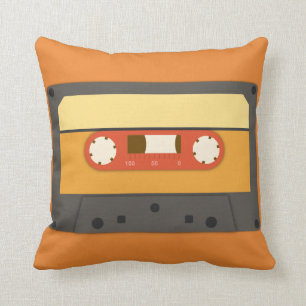 Kussen voor cassettebandjes met Retro-cassette