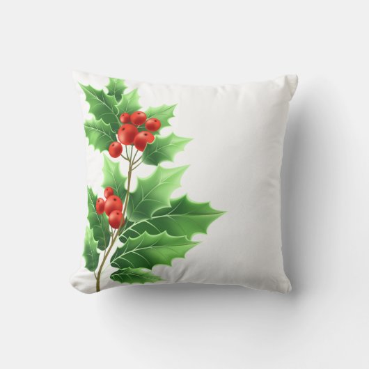 Kussen voor de feestdagen - Hulst (Voorkant)