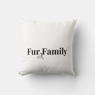Kussen voor huisdierenliefhebbers van Fur Family