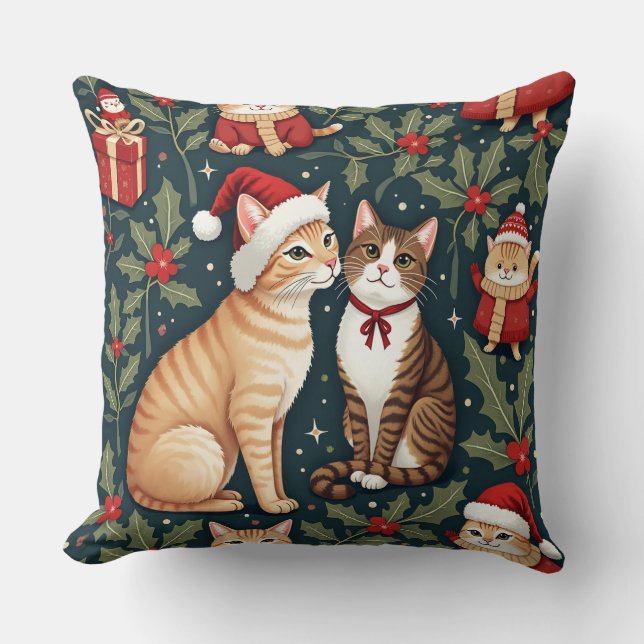 kussen voor kerstkatten (Voorkant)