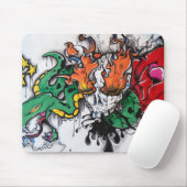 Kussen voor slangen en botten muismat (Met muis)