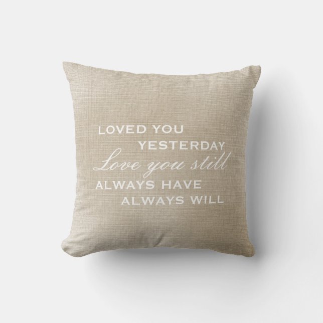 Kussen | Worn  Kijk — hou van je nog (Voorkant)