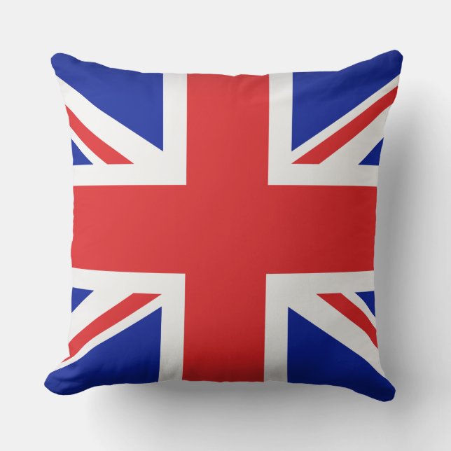Kussen-Worpkussen-Britse Vlag Kussen (Voorkant)